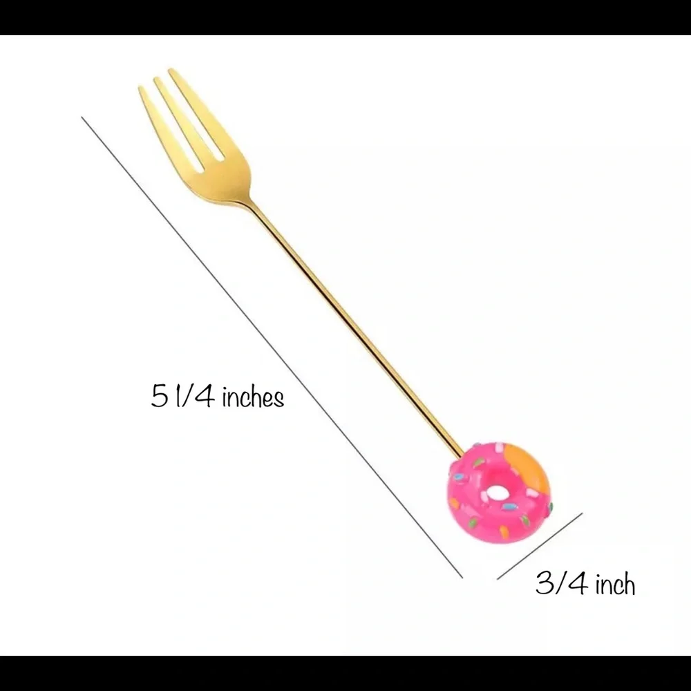 NEW Set of 8 Mini Stainless Steel Utensils - Picture 10 of 11